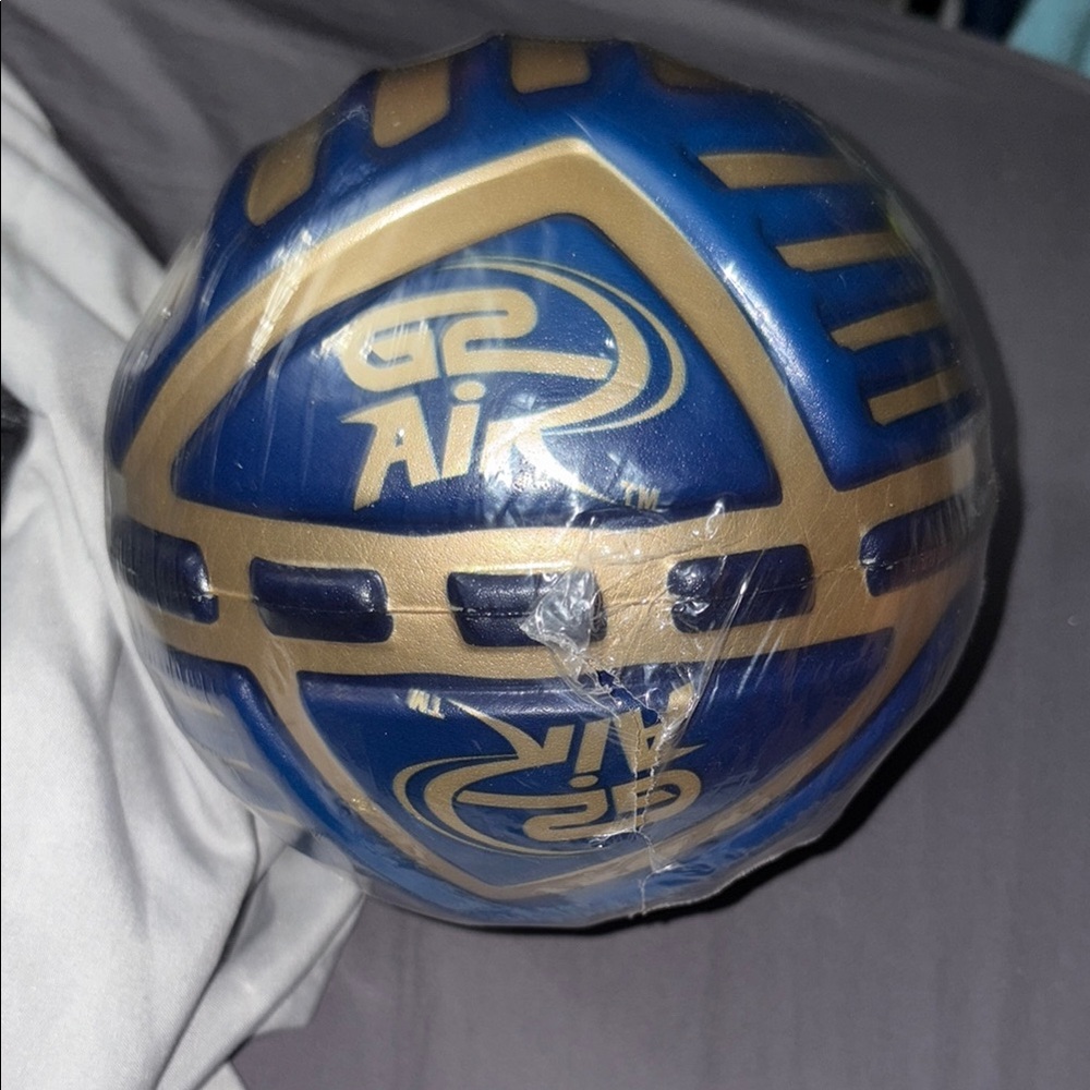 Nike Air Blue and Gold Sphere